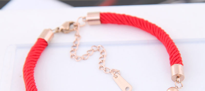 Fashion Red Pig Shape Decorated Bracelet,Bracelets