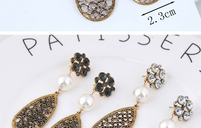 Elegant Gold Color Flowers Shape Design Hollow Out Earrings,Drop Earrings