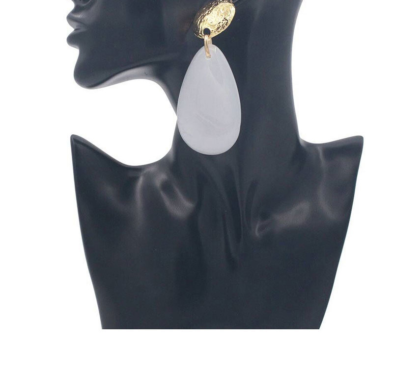 Elegant White Waterdrop Shape Design Long Earrings,Drop Earrings
