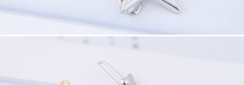 Fashion Silver Color Star Shape Decorated Hair Clip,Hairpins