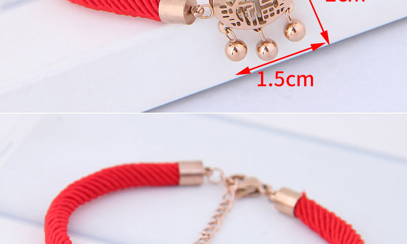 Fashion Red Hollow Out Design Bracelet,Bracelets