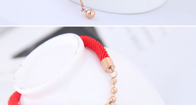 Fashion Red Tassel Decorated Bracelet,Bracelets