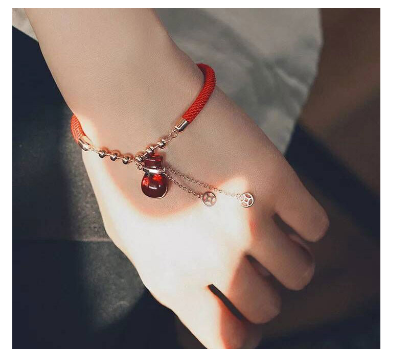 Fashion Red Diamond Decorated Bracelet,Bracelets