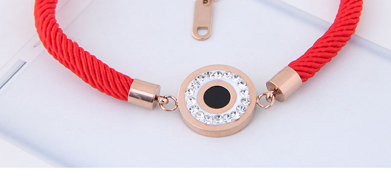 Fashion Red Round Shape Decorated Bracelet,Bracelets