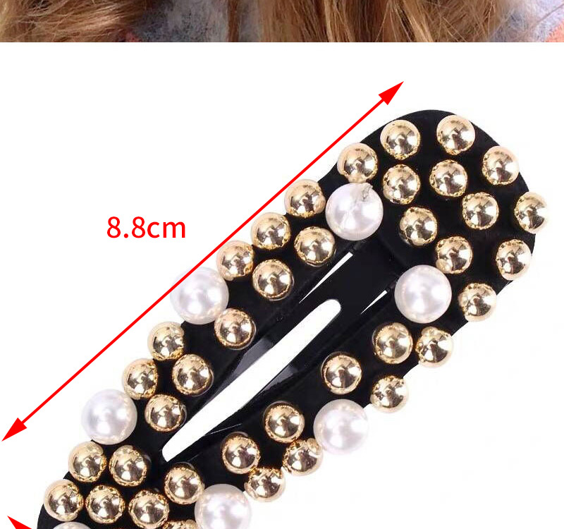 Fashion Black Pearl Decorated Hair Clip,Hairpins