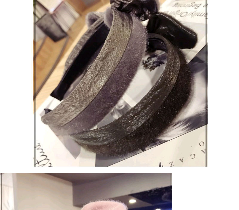 Fashion Pink Bowknot Shape Decorated Hair Hoop,Head Band