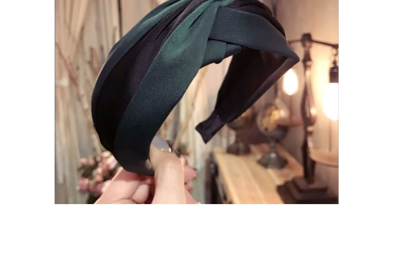 Fashion Green Color-matching Decorated Hair Hoop,Head Band