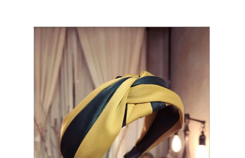 Fashion Yellow Color-matching Decorated Hair Hoop,Head Band