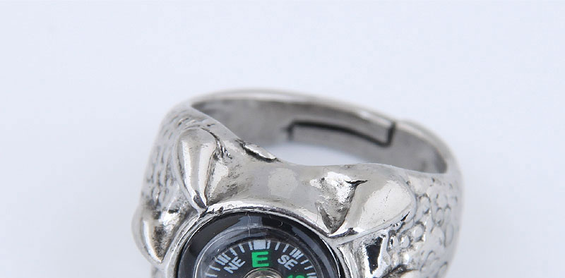 Fashion Silver Metal Claw Clock Ring,Fashion Rings