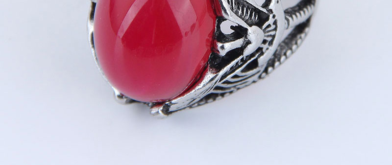Fashion Silver Metal Inlaid Gemstone Open Ring,Fashion Rings