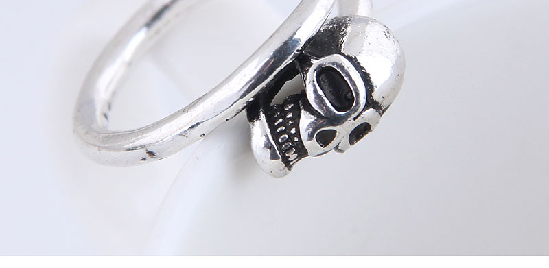 Fashion Silver Skull Open Ring,Fashion Rings