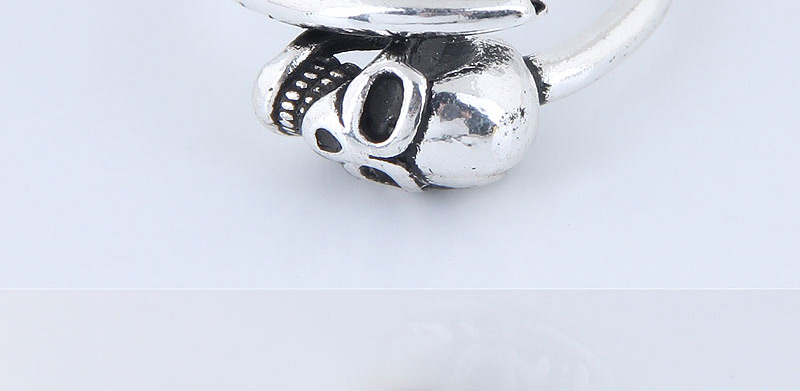 Fashion Silver Skull Open Ring,Fashion Rings
