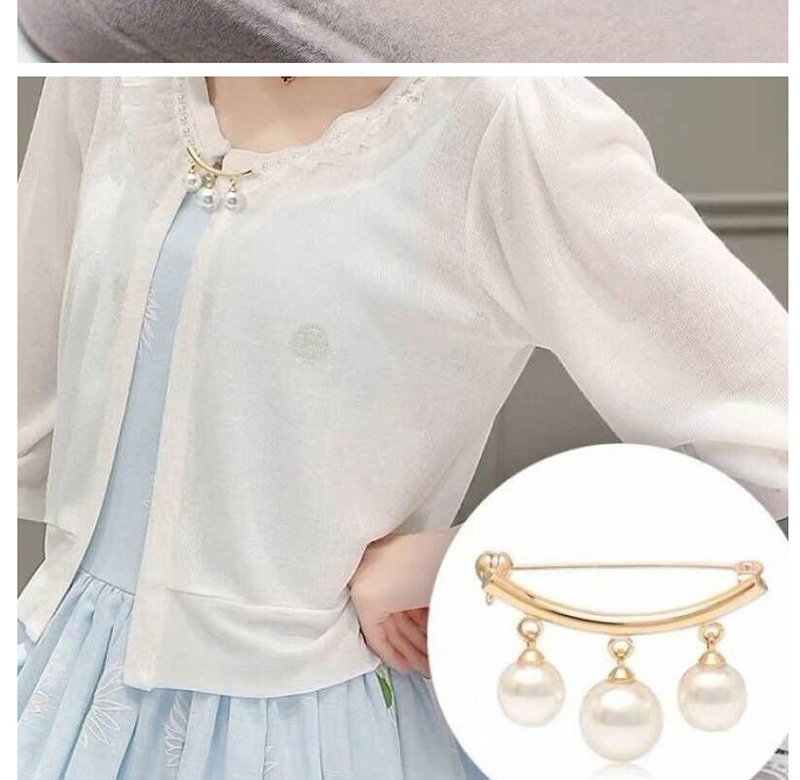Fashion Silver Pearl Brooch,Korean Brooches