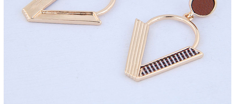 Fashion Gold Triangle Earring,Drop Earrings