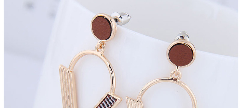 Fashion Gold Triangle Earring,Drop Earrings