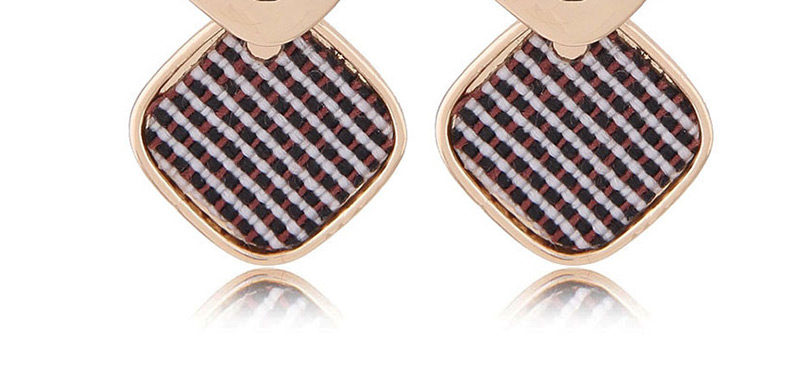 Fashion Gold Geometric Square Earrings,Drop Earrings