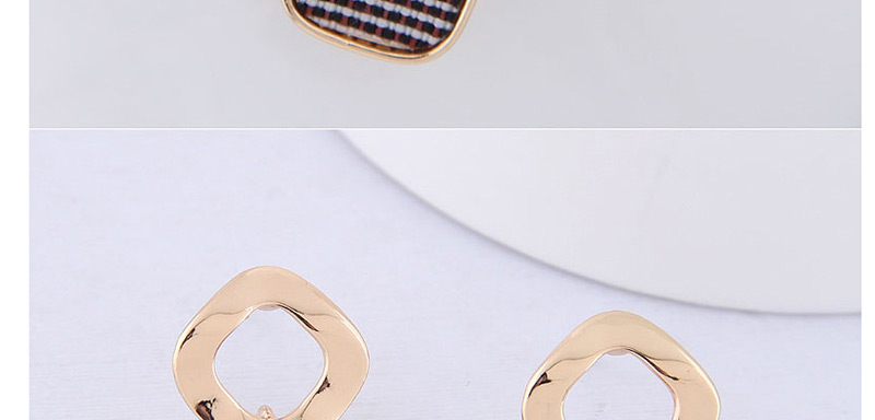 Fashion Gold Geometric Square Earrings,Drop Earrings