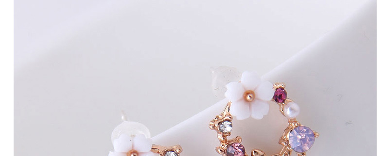 Fashion Color Butterfly&flower Shape Earrings,Stud Earrings