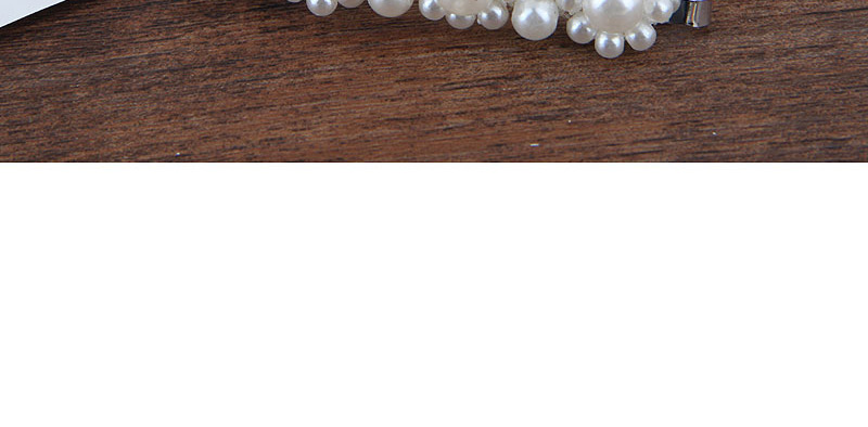 Fashion Silver (silver Bottom) Pearl Hairpin,Hairpins