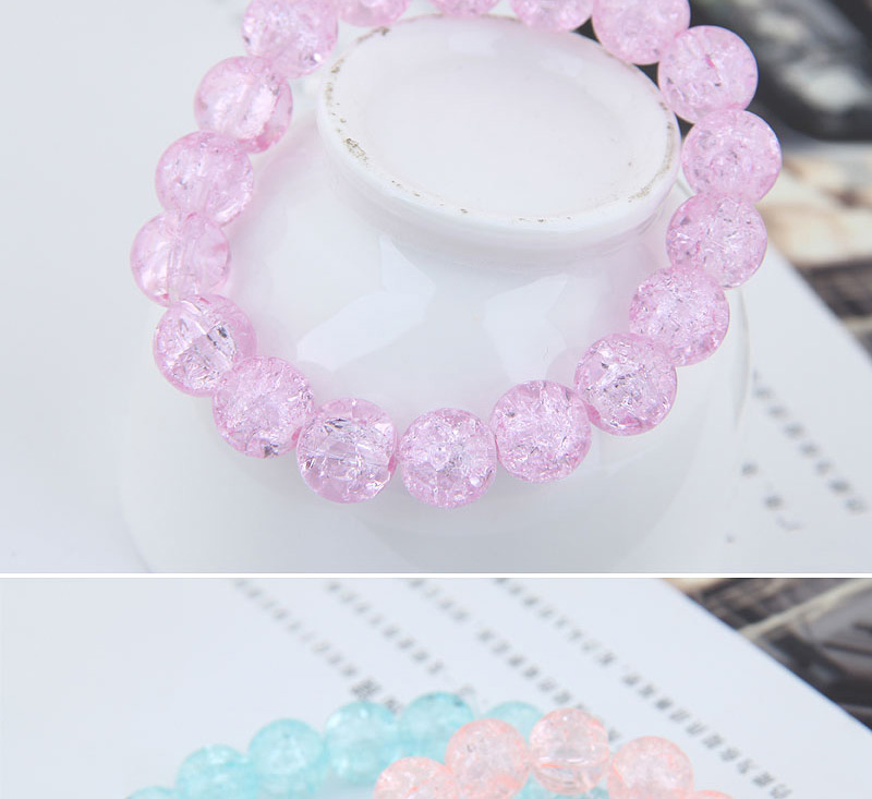 Fashion Light Purple Crystal Glass Bead Bracelet,Fashion Bracelets