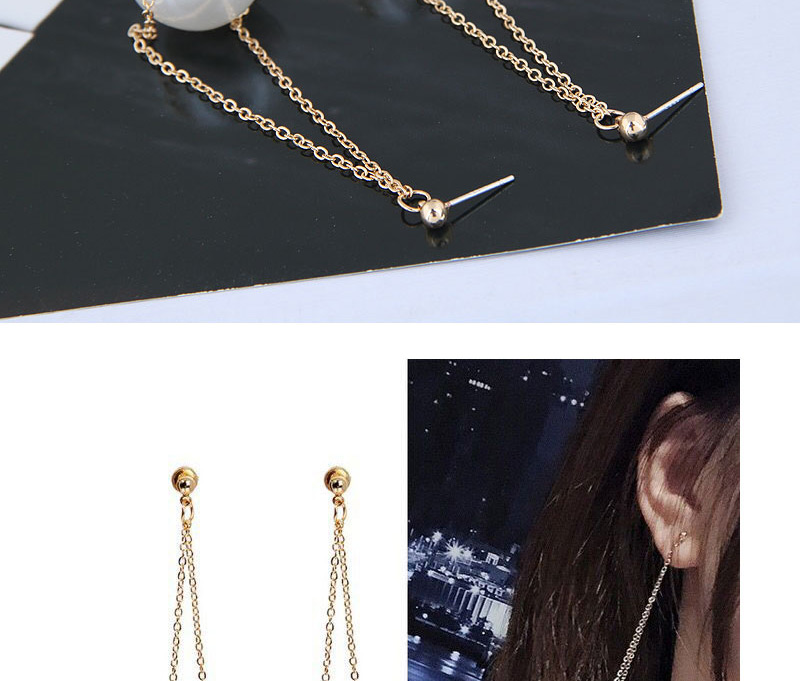 Fashion Gold Pearl Earrings,Drop Earrings