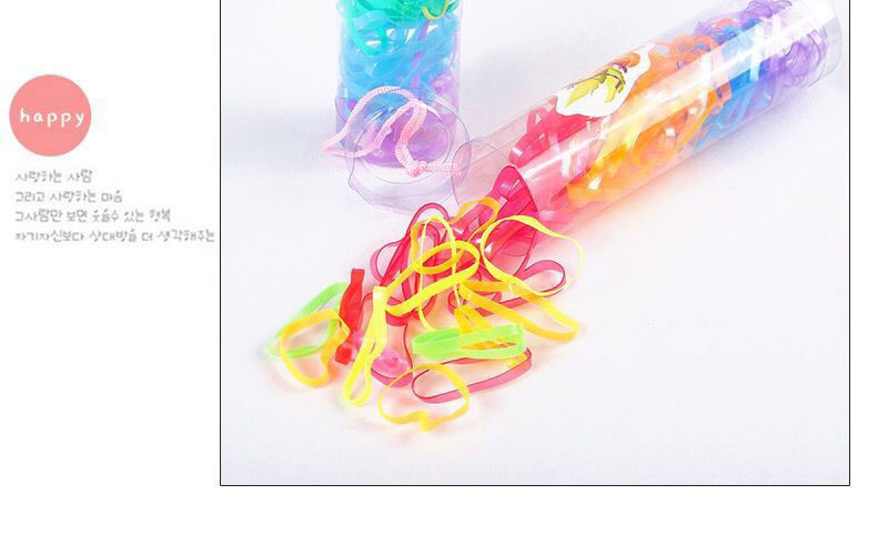 Fashion Color Color Disposable Small Rubber Band (about 150),Hair Ring