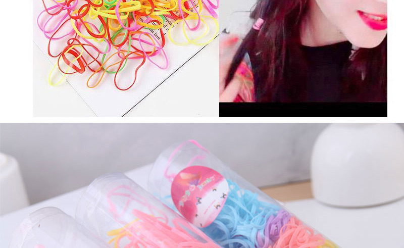 Fashion Color Color Disposable Small Rubber Band (about 150),Hair Ring
