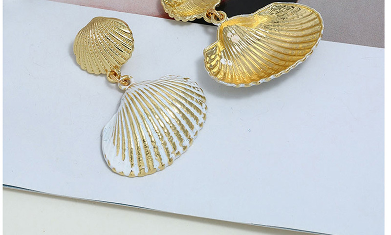 Fashion Gold Metal Shell Earrings,Drop Earrings
