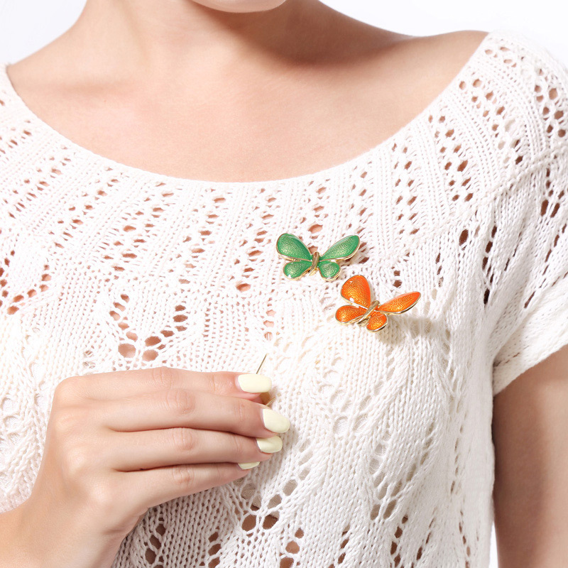 Fashion Green Butterfly Shape Design Brooch,Korean Brooches