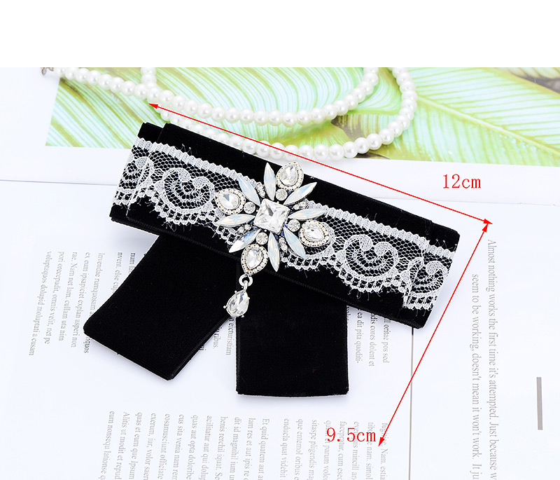 Fashion Sapphire Blue Flower Shape Decorated Bowknot Brooch,Korean Brooches