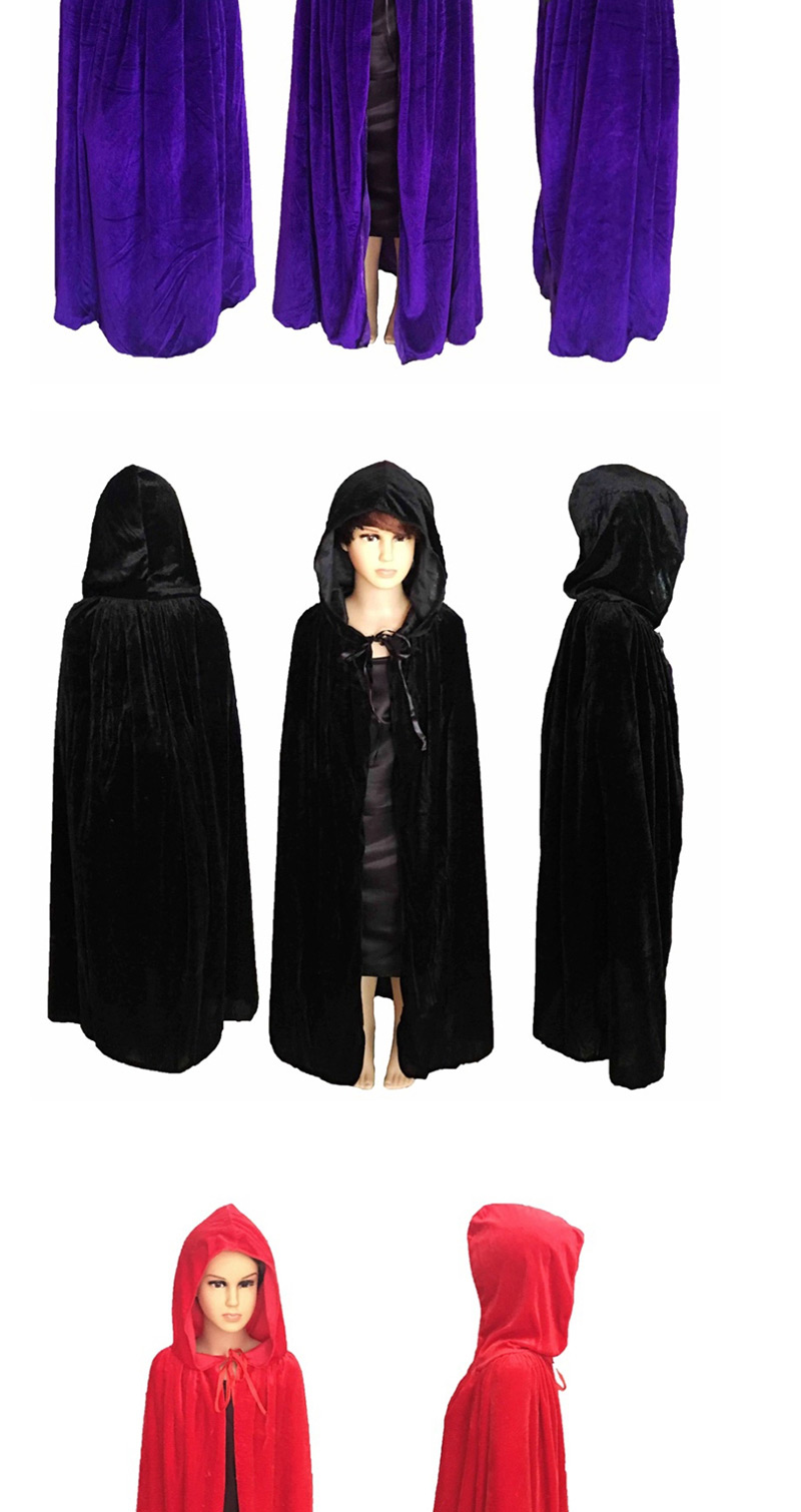 Fashion Purple Pure Color Decorated Cosplay Costume(s),Festival & Party Supplies