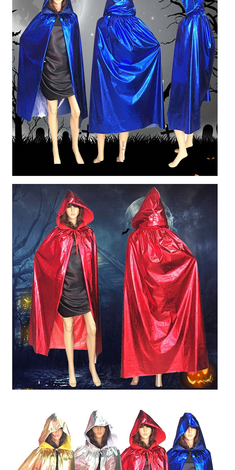 Fashion Red Pure Color Decorated Cosplay Costume(l),Festival & Party Supplies