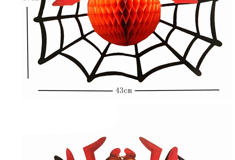 Fashion Red Spider Shape Design Cosplay Props,Festival & Party Supplies