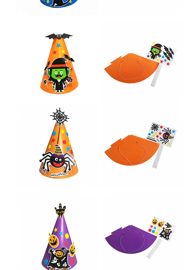 Fashion Orange Star Pattern Decorated Cosplay Hat,Festival & Party Supplies