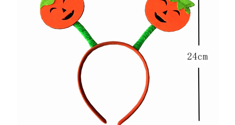 Fashion Orange Pumpkin Shape Decorated Hairband,Festival & Party Supplies