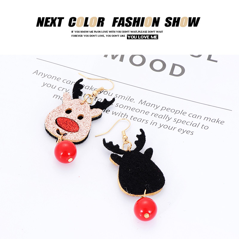 Fashion Multi-color Deer Shape Decorated Earrings,Drop Earrings