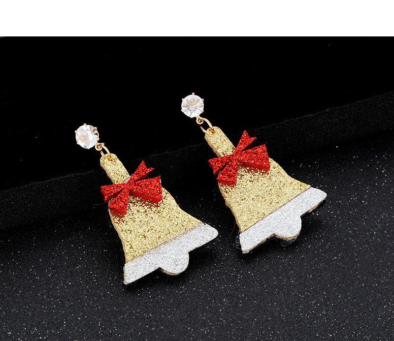 Fashion Gold Color Bell Shape Decorated Earrings,Stud Earrings