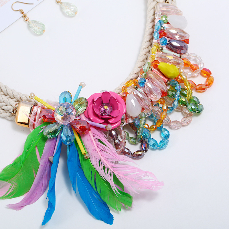 Fashion Multi-color Flower Shape Decorated Jewelry Sets,Jewelry Sets