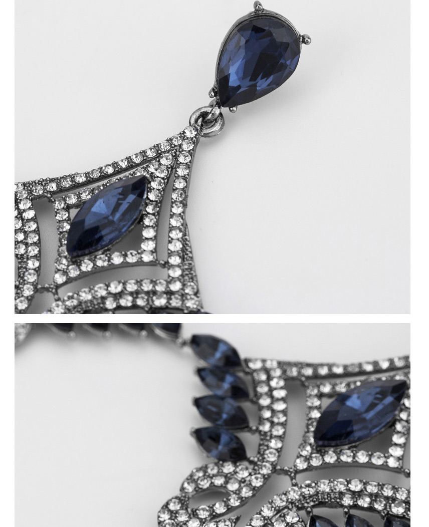 Fashion Black Waterdrop Shape Decorated Earrings,Drop Earrings