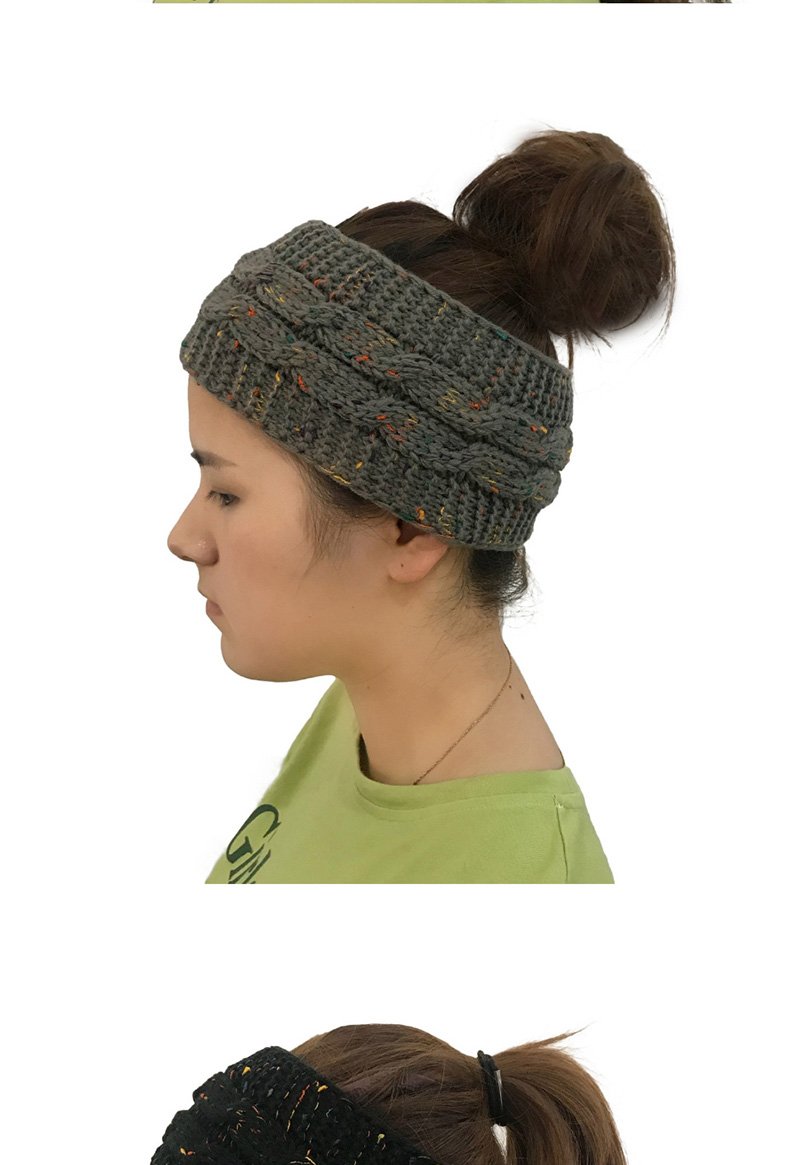 Fashion Khaki Color Matching Decorated Hat,Knitting Wool Hats