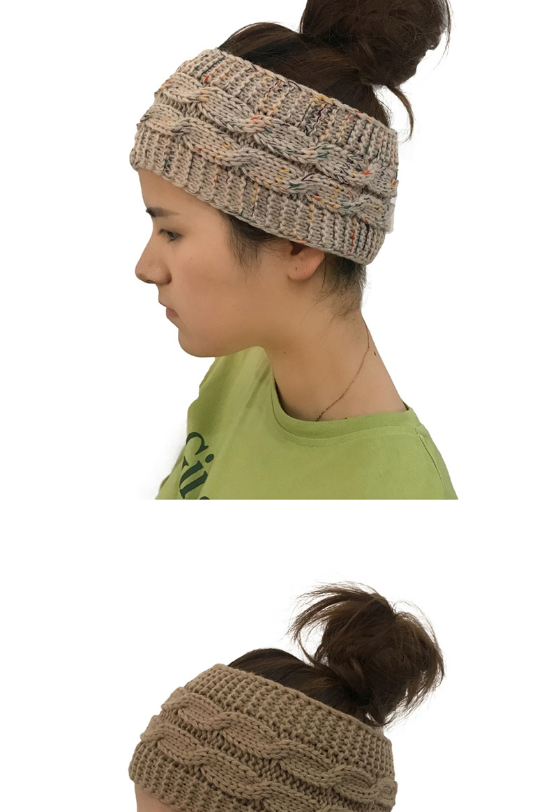 Fashion Gray Color Matching Decorated Hat,Knitting Wool Hats