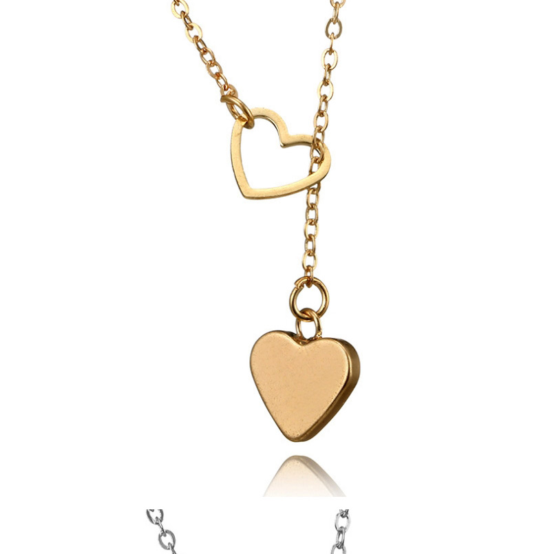 Fashion Gold Color Alloy Hollow Love Necklace,Multi Strand Necklaces