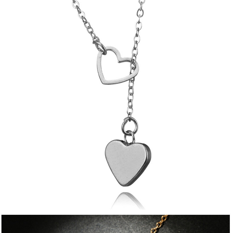 Fashion Gold Color Alloy Hollow Love Necklace,Multi Strand Necklaces