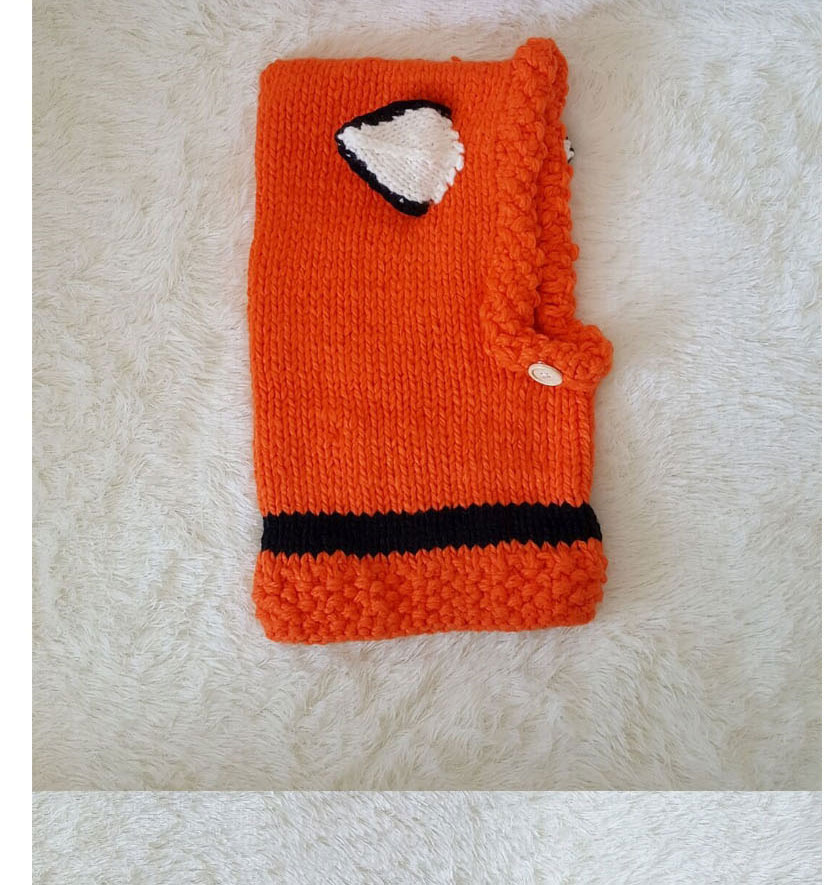 Lovely Orange Fox Shape Design Child Knitted Hat,Knitting Wool Hats