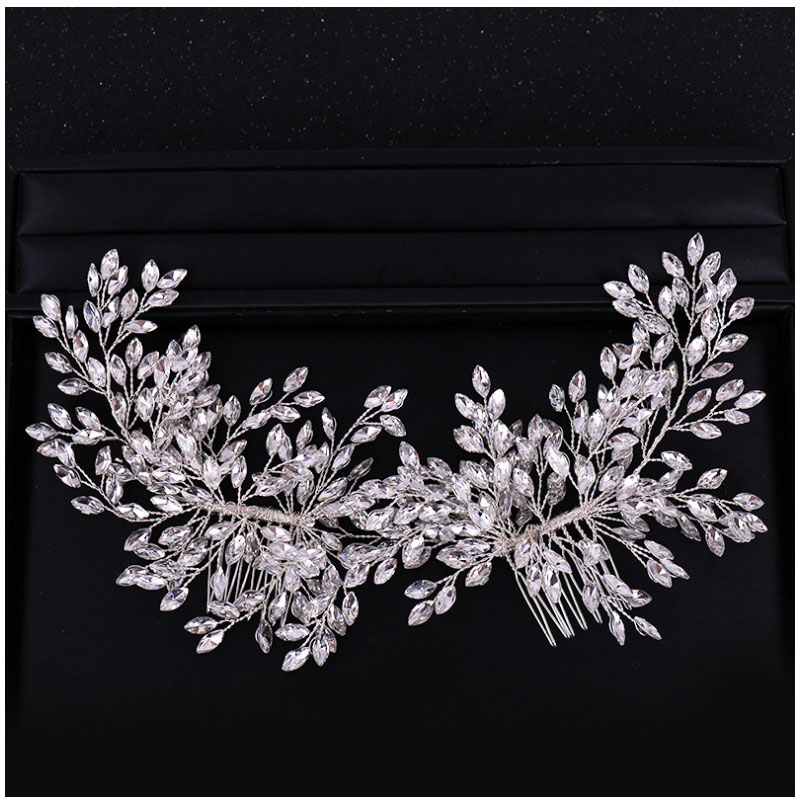 Fashion Silver Color Full Diamond Design Bridal Hair Accessories,Hairpins