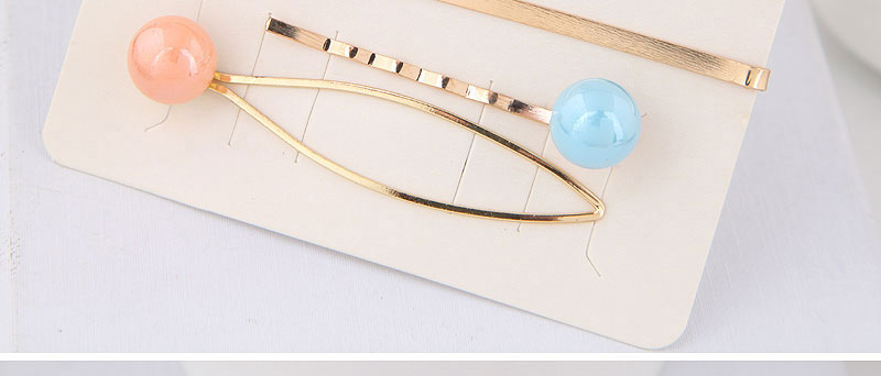Fashion Blue Pearl Alloy Hair Clip Four-piece,Hairpins