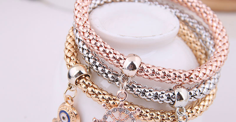 Fashion Color Auspicious Tree Corn Chain Multi-layer Bracelet,Fashion Bracelets