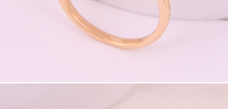 Fashion Gold Inlaid Zircon Leaf Open Ring,Rings
