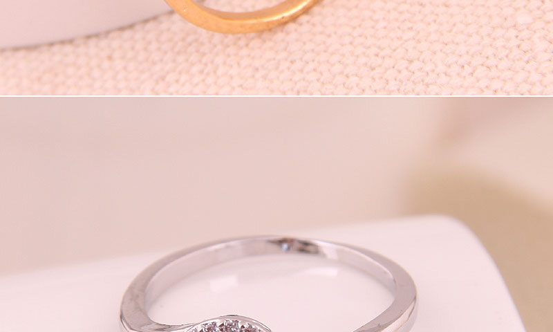 Fashion Gold Inlaid Zircon Ring,Fashion Rings