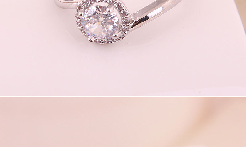Fashion Silver Inlaid Zircon Ring,Fashion Rings